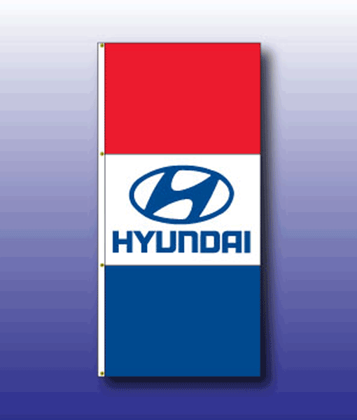 Auto Dealer Logo Vertical Panel Flags