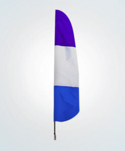 Feather/Flutter Flag W/Pole- Three Color Panels