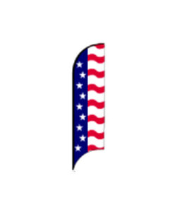 Americana Bow Flags Starburst-Uncle Sam