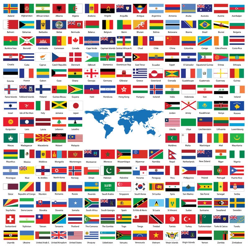 International Flags - HI-TEX Flags & Advertising Specialties